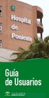 Guía de Usuarios. Empresa Pública Hospital de Poniente CONSEJERÍA DE SALUD