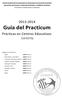 Guía del Practicum 2013-2014. Prácticas en Centros Educativos (10 ECTS)