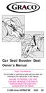 Car Seat/Booster Seat