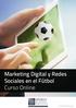 Marketing Digital y Redes Sociales en el Fútbol Curso Online