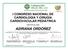 I CONGRESO NACIONAL DE CARDIOLOGÍA Y CIRUGÍA CARDIOVACULAR PEDIÁTRICA CERTIFICA QUE ADRIANA ORDÓÑEZ