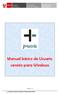 Manual básico de Usuario versión para Windows. Versión 1.0. Manual de usuario de jmetrik / Elaborado por RCCH
