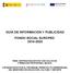 GUÍA DE INFORMACIÓN Y PUBLICIDAD FONDO SOCIAL EUROPEO 2014-2020