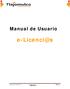Servicios e-licenci@s Página 1