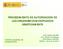 PROCEDIMIENTO DE AUTORIZACIÓN DE LOS ORGANISMOS MODIFICADOS GENÉTICAMENTE