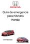 Guía de emergencia para híbridos Honda