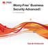 Worry-Free Business Security Advanced5 for Small Business. Guía de introducción