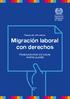 Pasaporte informativo Migración laboral con derechos TRABAJADORAS DE CASAS PARTICULARES