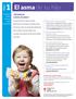 El asma de su hijo. Actuemos contra el asma! PASO. Guía para padres para una mejor respiración. La mayoría de los niños con asma