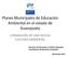 Planes Municipales de Educación Ambiental en el estado de Guanajuato