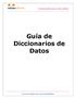 Guía de Diccionarios de Datos