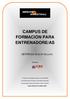 CAMPUS DE FORMACIÓN PARA ENTRENADORE/AS