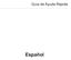 Guía de Ayuda Rápida. Español