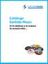 Catálogo Sarbide Music. Si te dedicas a la música te sonará esto