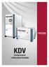 KDV Compresores a Velocidad Variable
