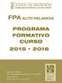 FPA ALTO PALANCIA PROGRAMA FORMATIVO CURSO 2015 2016