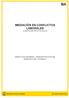 MEDIACIÓN EN CONFLICTOS LABORALES COMITÉ DE PROTOCOLOS DIRECCIÓN GENERAL ADMINISTRACIÓN DE MEDICINA DEL TRABAJO