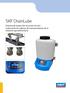 SKF ChainLube. Sistema de proyección de aceite sin aire Lubricación de cadenas de transportadores de la industria agroalimentaria