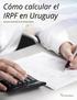 Cómo calcular el IRPF en Uruguay