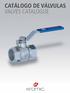 CATÁLOGO DE VÁLVULAS VALVES CATALOGUE