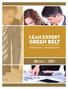 LEAN EXPERT GREEN BELT