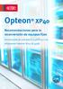 Opteon XP40 Recomendaciones para la reconversión de equipos fijos