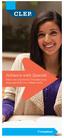 Advance with Spanish. Save time and money: Translate your language skills into college credit. 4b_9429_CLEP_Spanish_Brochure_140820.