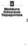 IX Moldura Cóncava Tapajuntas