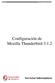 Configuración de Mozilla Thunderbird 3.1.2