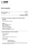 Hoja de seguridad KELPAK. 1. Identificación de la sustancia o preparado y de la sociedad o empresa. 2. Composición/Información sobre los componentes