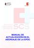 GOBIERNO de CANTABRIA CONSEJERIA DE SANIDAD MANUAL DE ACTUALIZACIÓN EN EL ABORDAJE DE LA EPOC