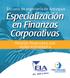 Especialización en Finanzas Corporativas