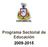 Programa Sectorial de Educación 2009-2015