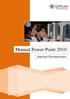 Manual Power Point 2010. Imprimir Presentaciones