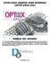 OPTEX EXCEL GRAPHIC USER INTERFACE (OPTEX-EXCEL-GUI) MANUAL DEL USUARIO