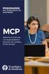 MCP. Maestría en Ciencias con especialidad en Sistemas de Calidad y Productividad