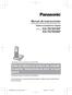 Modelo n KX-TG7851SP. Antes de utilizarlo por primera vez, consulte la sección Instrucciones de inicio en la página