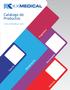 Catálogo de Productos. www.kxmedical.com