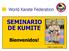 World Karate Federation SEMINARIO DE KUMITE. Bienvenidos!