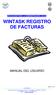 WINTASK REGISTRO DE FACTURAS