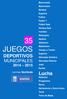 35 JUEGOS DEPORTIVOS MUNICIPALES 2014 2015