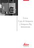Leica Caja de lámpara y lámpara Hg. Manual de instrucciones