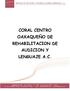 CORAL CENTRO OAXAQUEÑO DE REHABILITACION DE AUDICION Y LENGUAJE A.C.