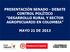 PRESENTACIÓN SENADO - DEBATE CONTROL POLÍTICO DESARROLLO RURAL Y SECTOR AGROPECUARIO EN COLOMBIA MAYO 21 DE 2013