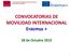 CONVOCATORIAS DE MOVILIDAD INTERNACIONAL Erasmus +