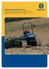 NEW HOLLAND TK-A. Modelos TK70VA, TK70FA, TK75VA, TK75FA, TK75MA, TK80A, TK80MA, TK90A, TK90MA y TK100A
