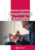 Empresas Españolas. Competitividad. ytamaño