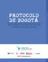 PROTOCOLO DE BOGOTÁ. sobre calidad de los datos de homicidio en América Latina y el Caribe