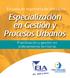 Especialización en Gestión y Procesos Urbanos