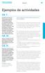 Ejemplos de actividades